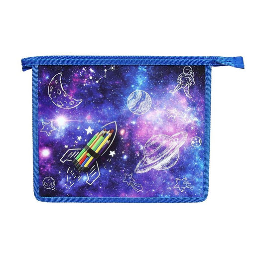 Папка для тетрадей, А5, пластиковая, 19×23×5 см «Ракета»