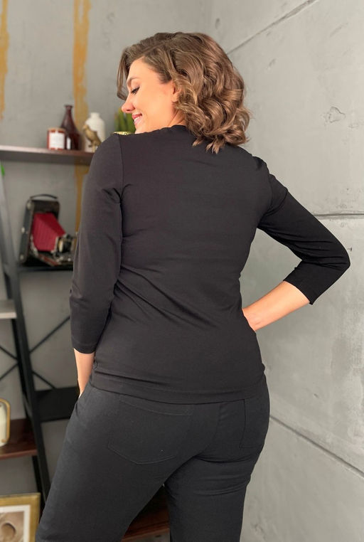 Джемпер Rumoda 2138 черный  фото 3