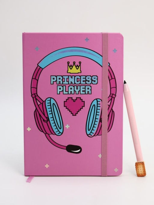 Блокнот (А5) "Princess player", pink (14.5*21)