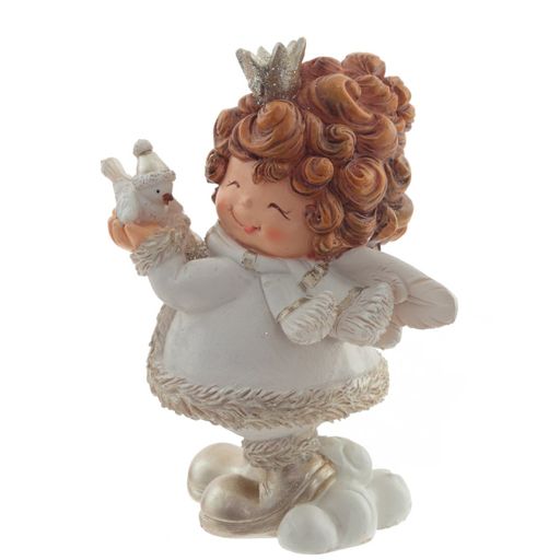 Фигурка декоративная "Ангелочек", L7 W6,5 H9,5 см, 4в.( цена за один вид)