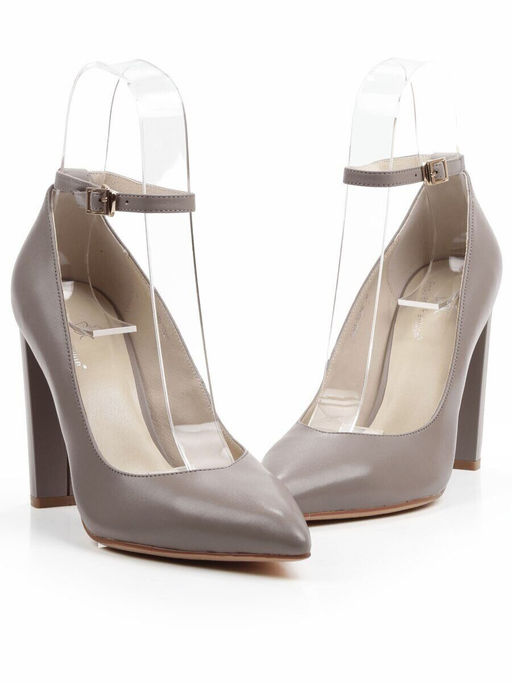 06-A34A-532HK GREY/BEIGE Туфли женские (натуральная кожа)
