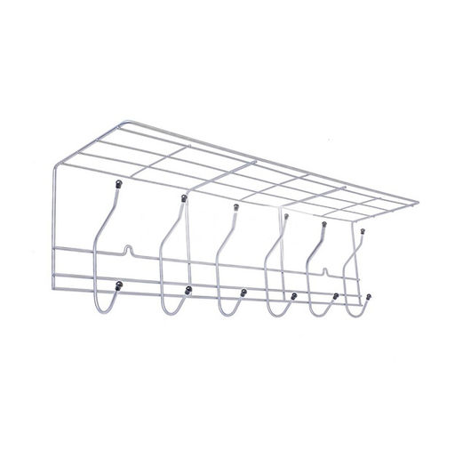 Вешалка 6-ти крючковая с шариками с полкой