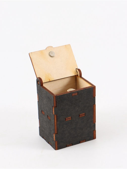 Цена за 2 шт. Коробка подарочная деревянная Пуля 4?5?6 см