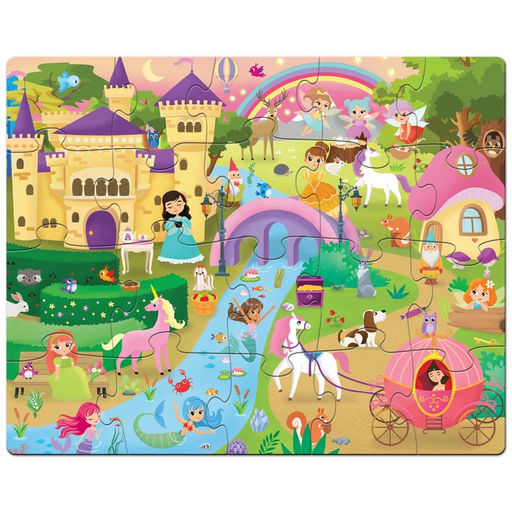 Напольный пазл Заколдованный мир принцесс - Puzzle time фото 2