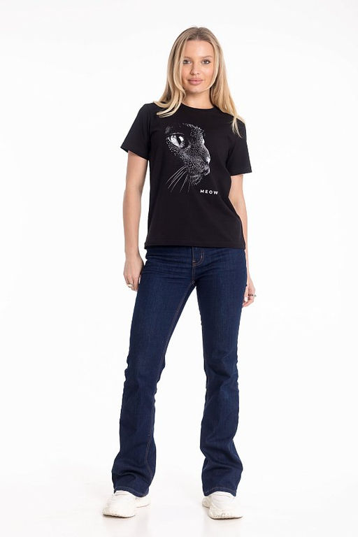 Футболка М325355Па черный - Елена фото 4