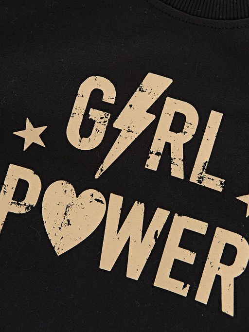 Платье для девочки подростка с принтом UD 7751 черный - Mini maxi фото 5