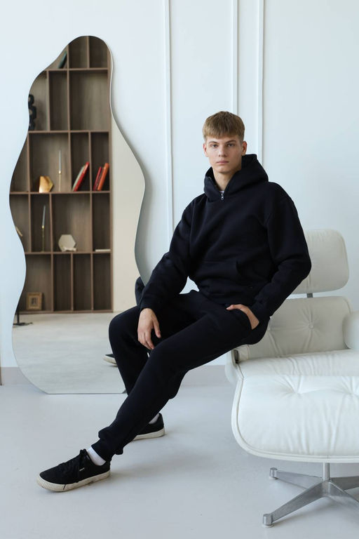 С НАЧЕСОМ футер 3х нитка Костюм мужской утепленный - Knitka wear фото 3