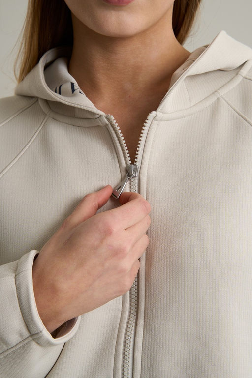 Толстовка на молнии Бежевый ICONIC Knit Track Top - Anta фото 10