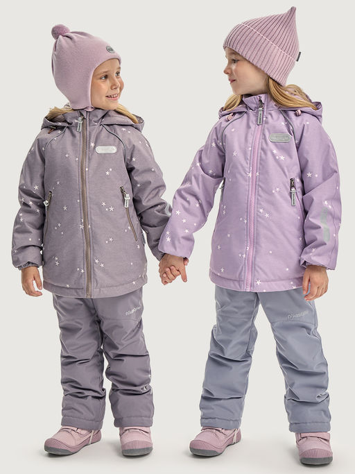 Костюм 7м1026 пудра/светло-серый