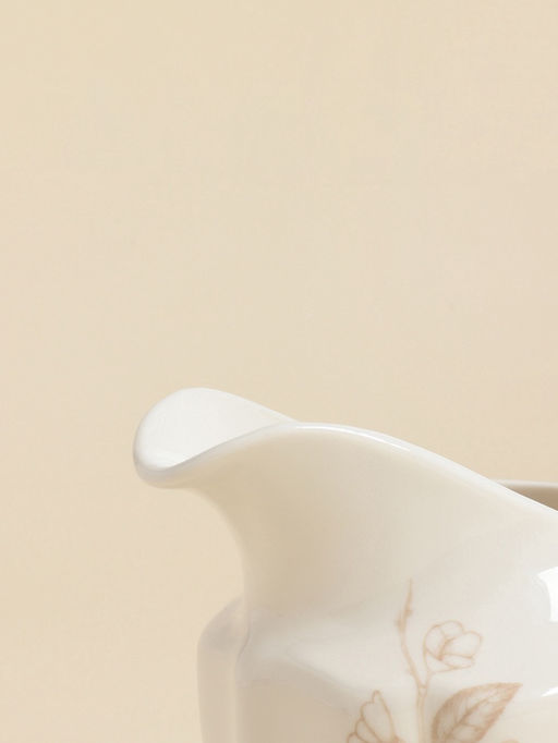 Молочник SL Home «Аманде», 350 мл, 14×8.7×12.5 см, фарфор, белый