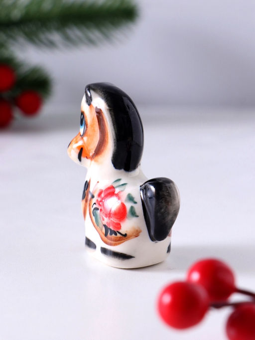 Фигурка фарфор гжель «Конь Агат» 6.5×5.5×2.5 см, цветной