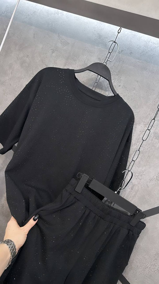 Классные костюмы: футболка в стиле Оверсайз+шорты - Ksa фото 2