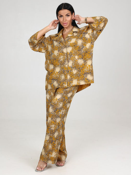 775 ЖЕНСКИЙ КОСТЮМ (брюки) (Желтый) - А-дина фото 4