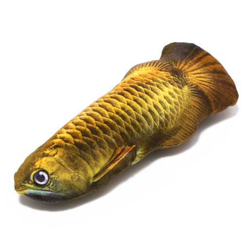 Игрушка Рыба моей мечты! с кошачьей мятой, аравана, 20 см - Пижон фото 4