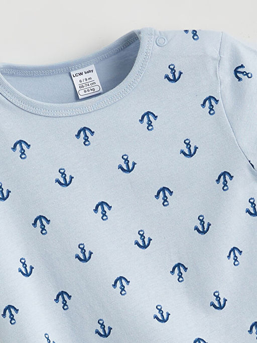 Bisiklet Yaka Erkek Bebek Tulum 2li