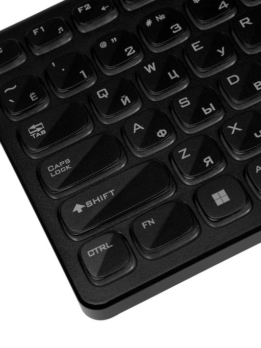 Клавиатура Smartbuy ONE 250, проводная, мембранная, 104 клавиши, USB, с подсветкой,чёрная