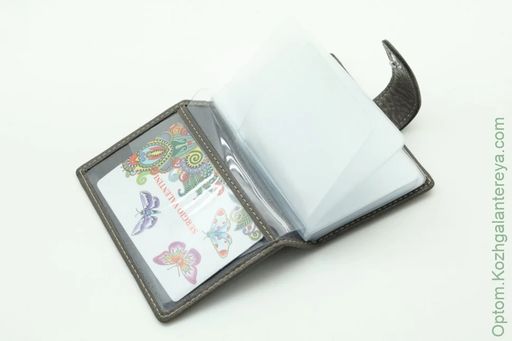 Женская кожаная визитница Sergio Valentini СВ 8034-010  фото 8