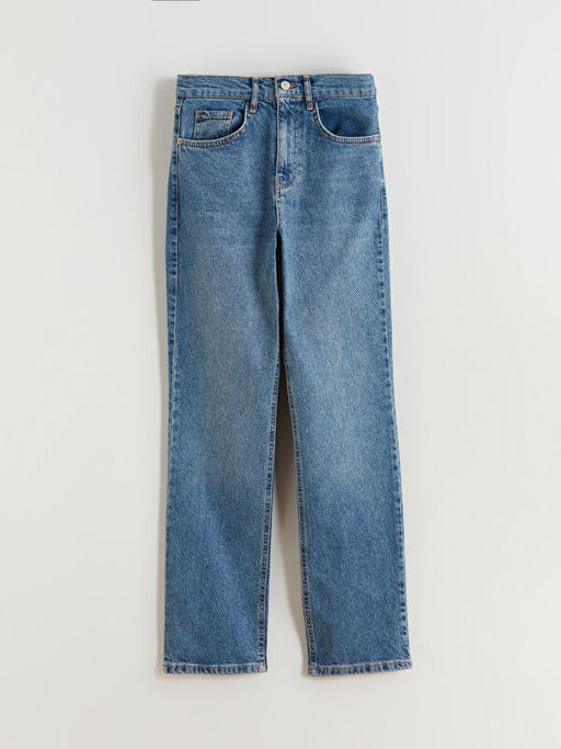 Mom Fit Kad?n Jean Pantolon