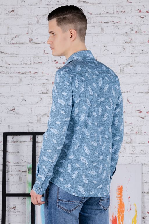 рубашка 
 17.2529-MAVI - Tricko фото 2