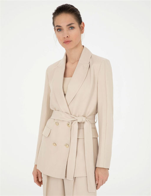 Kum Keten Kar___ml_ Regular Fit Ceket - Pierre cardin фото 3