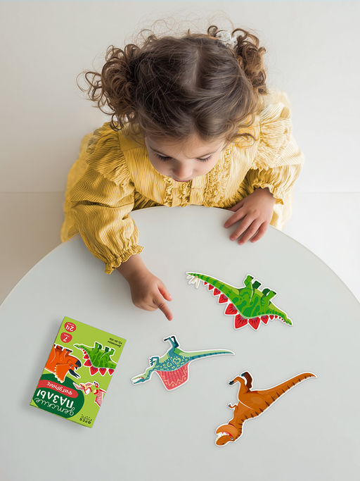 ФРЕЯ PZL-BК-006 Пазлы для малышей Динозавры 24 элемент