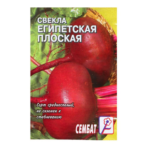 Цена за 5 шт. Семена Свекла "Египетская плоская", 2 г