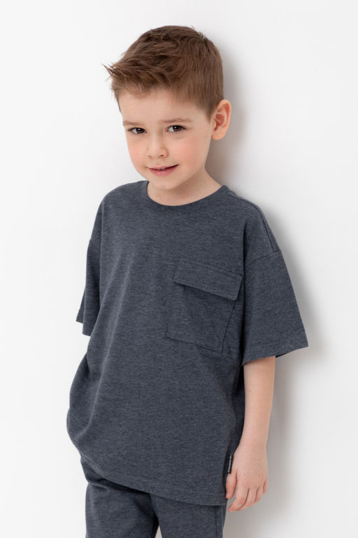 Crockid _ КР 302590/темно-синий меланж к506 фуфайка для мал