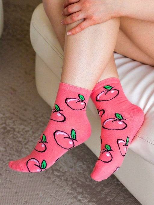 Носки женские iLikeGift "Peach", р. 35-40