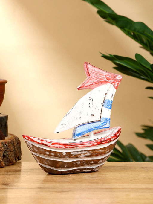 Сувенир «Кораблик», 14×5×14 см, дерево