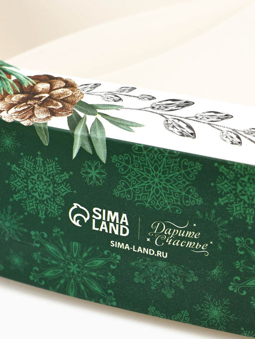 Цена за 5 шт. Коробка складная «С Новым годом!», 20×23×4 см