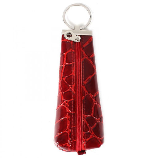 Футляр для ключей Croco-кл-503 (на молнии) натуральная кожа красный скат (74) 215333