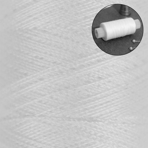 Цена за 20 шт. Нитки 40ЛШ, 200 м, белые №001