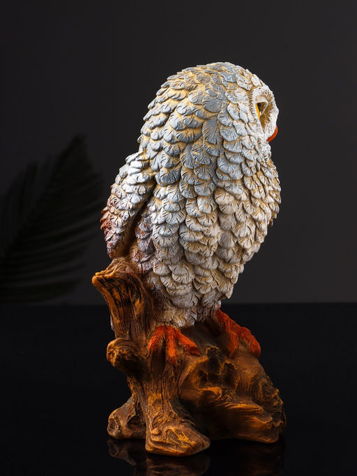 Фигурка полистоун «Сова сипуха», 17.5×8×10 см