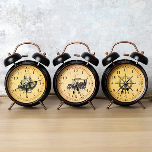 Будильник 10,5 см / 6040BA /уп 60/ - ГалеонТрейд фото 4