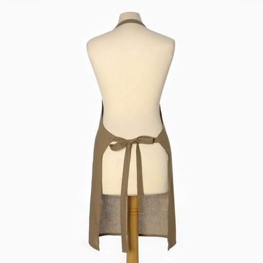 Фартук Этель ECO, цвет оливковый, 60×70 см, 70% хл, 30% лён, 190 г/м²