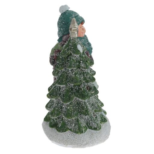 Фигурка декоративная "Ребёнок" с подсвет (LR44x2, н/п), L8 W7 H13 см, 2в.