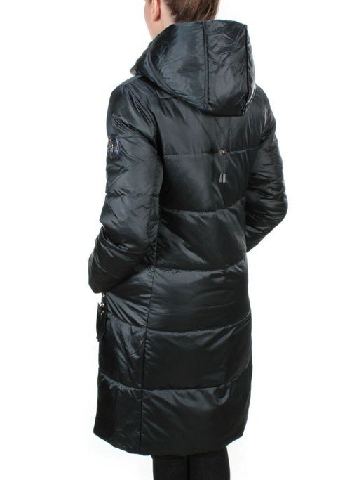 9110 INK BLUE Пальто зимнее женское FLOWERROVE (200 гр. холлофайбера) - Fashion фото 4