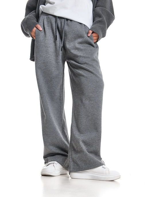 Брюки для девочки 33-7494 серый - Mini maxi фото 3