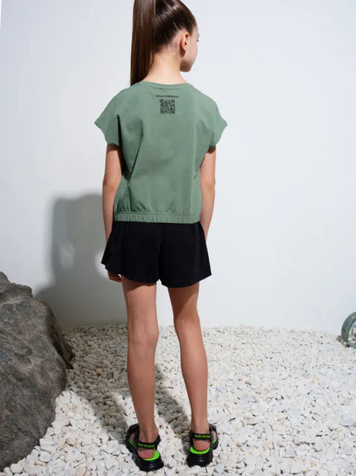 PlayToday / Фуфайка трикотажная для девочек (футболка)  фото 4