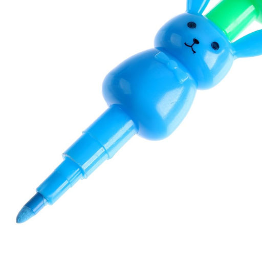 Восковой карандаш Заяц, набор 5 цветов - Simaland фото 2