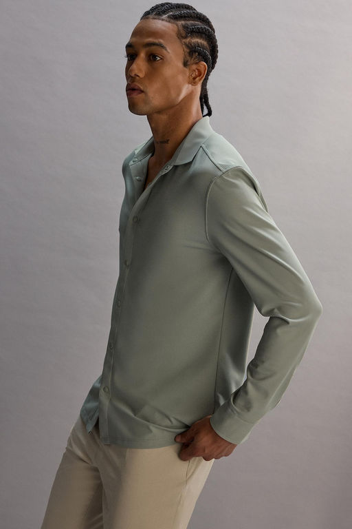 SLIM FIT Uzun Kollu G_mlek - Defacto фото 3