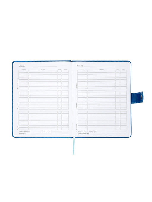 Дневник школьный 1-11 класс, лассе, обложка искуственная кожа синяя, с хлястиком