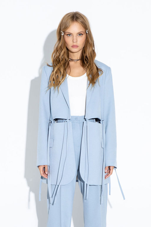 Жакет Pirs 4656 серо-голубой  фото 2