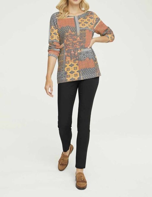 Пуловер, пестрый - Linea tesini фото 3