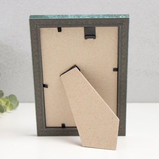 Цена за 2 шт. Фоторамка для фото 10×15 см Keep memories «Камея», пластик, малахит, (пластик)