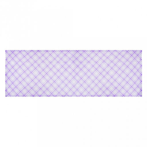 "Аромат лаванды К" Скатерть-дорожка на стол 50х145см, хлопок "Премиум" 186г/м2, "Домашняя мода" (Россия)