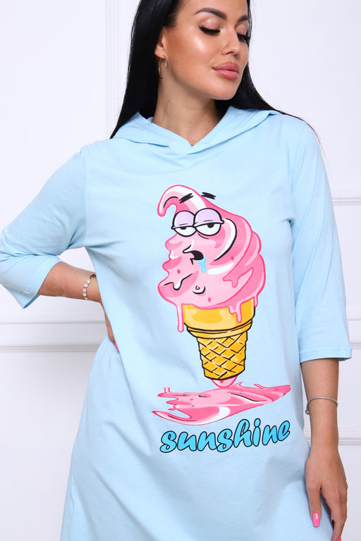 Туника с капюшоном 3320-0001-К-ОН