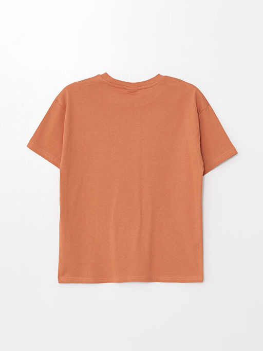 Oversize Bisiklet Yaka Erkek ?ocuk Ti??rt