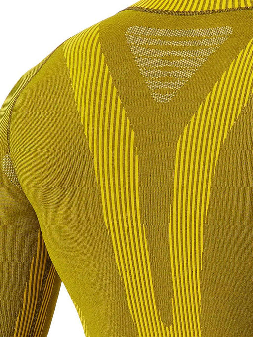 TEKSA Комплект мужской термокальсоны TLP 003+термофуфайка TLS 003 dark yellow