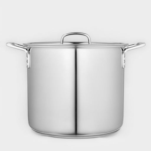 Кастрюля Катунь «Общепит», 15 л, d=30 см, h=25 см, капсульное дно, индукция, нержавеющая сталь